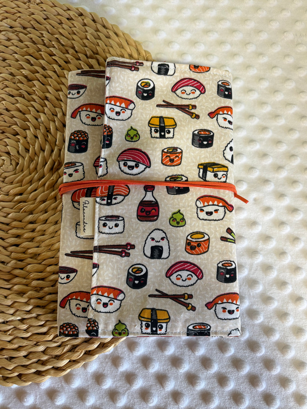 Funda para libros sushi