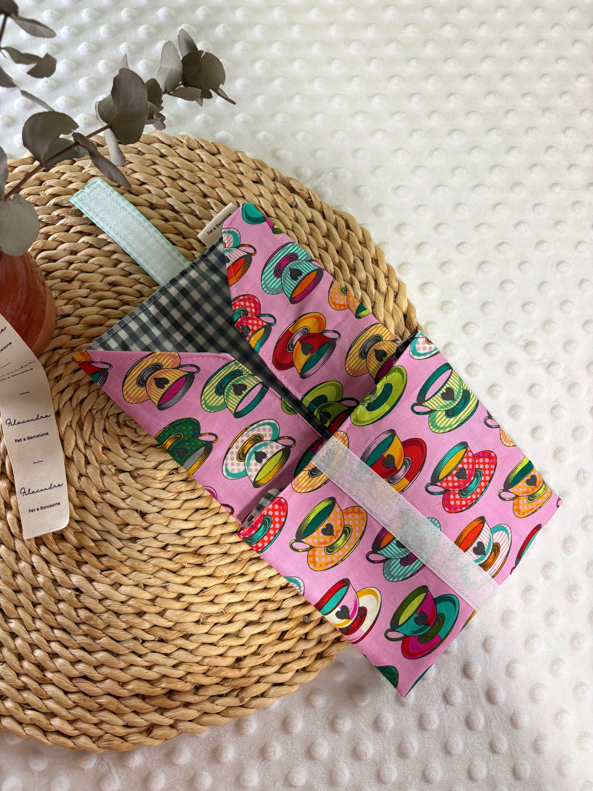 Funda bocadillo tasas de té