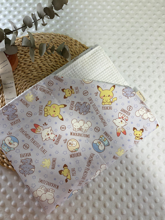 Manta Pokémon para bebé - hecho a mano en Barcelona