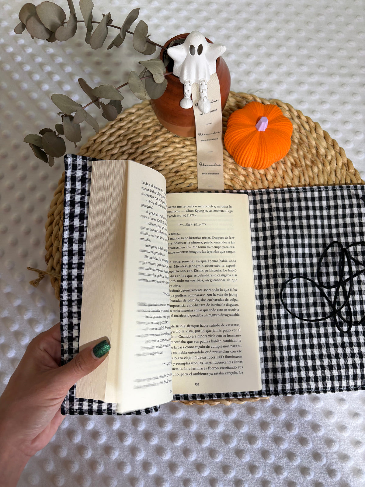 Funda de libro sombreros de bruja - Hecho a mano en Barcelona