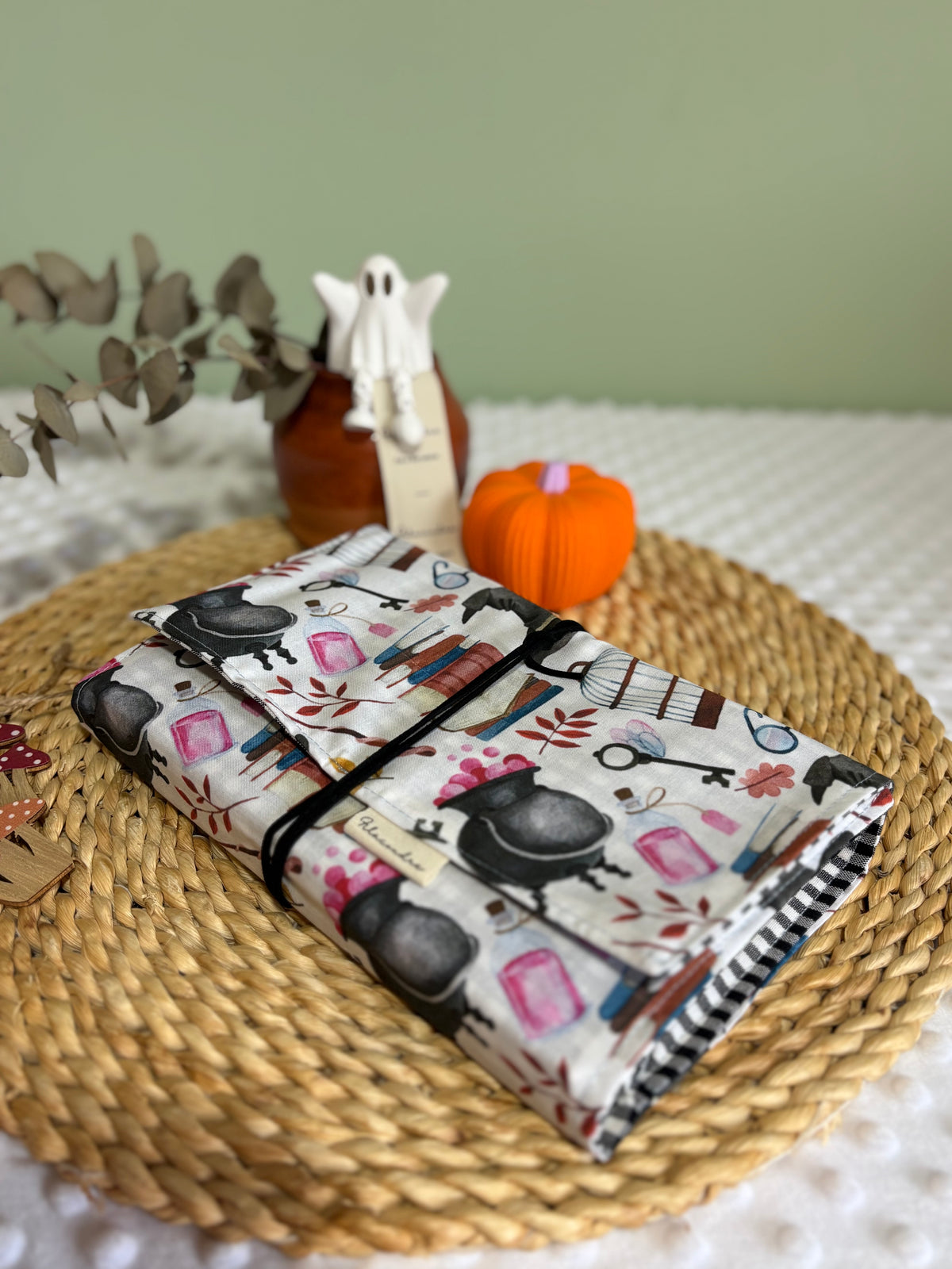 Funda de libro sombreros de bruja - Hecho a mano en Barcelona
