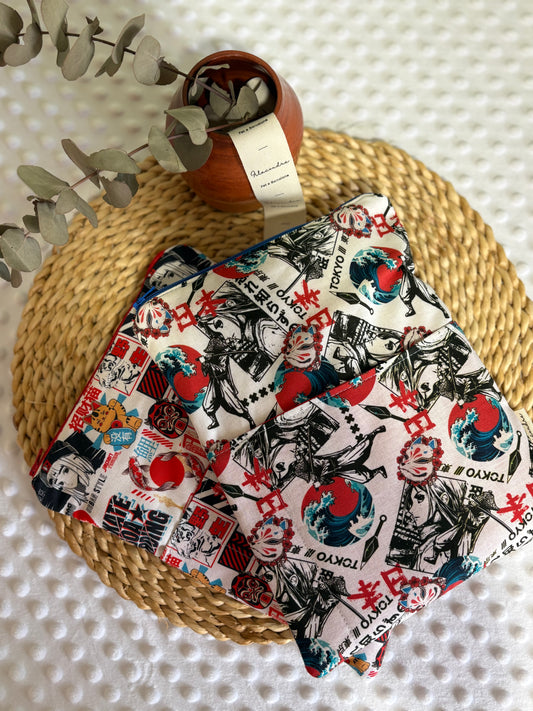 Funda de libro japones con cremallera | Hecho a mano en Barcelona