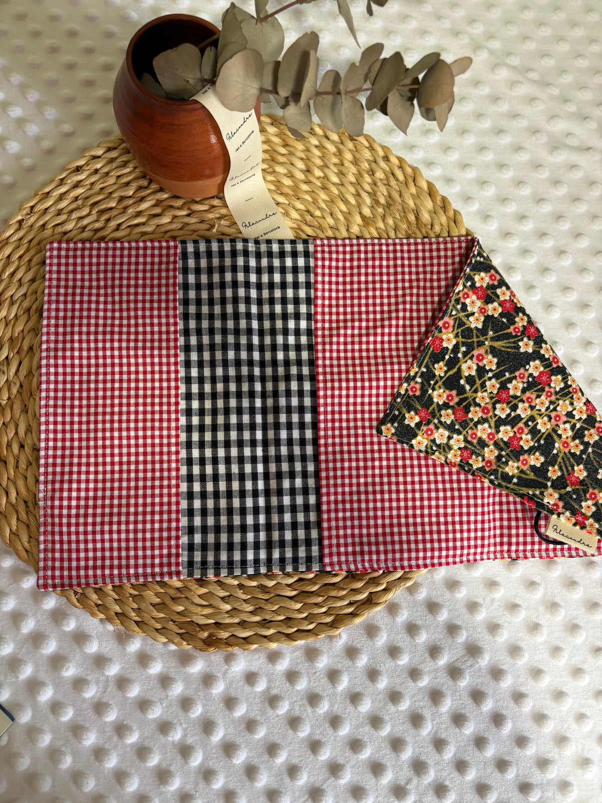 Funda para libros cerezos de Japon  - Hecho a mano en Barcelona