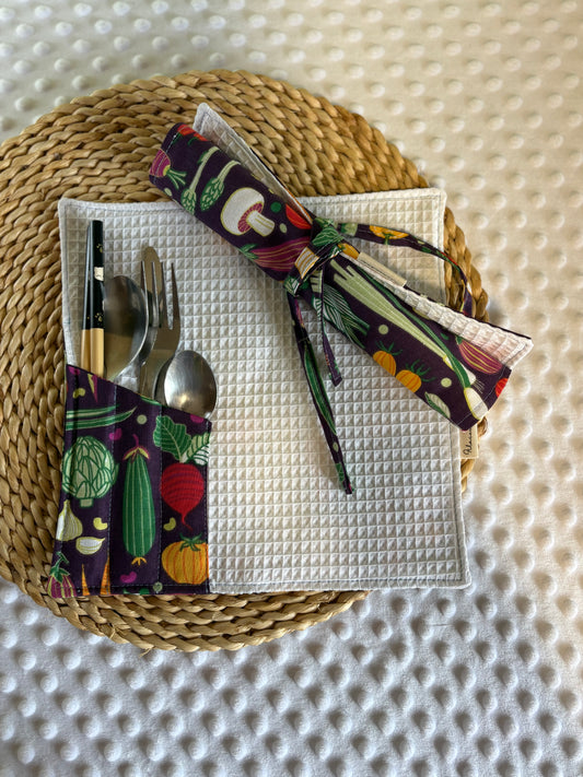 Set de cubiertos huerto - Hecho a mano en Barcelona